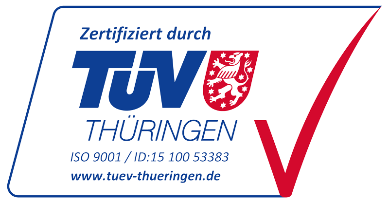 Zertifikat TÜV Thüringen von R&N Kabeltechnik Jena GmbH